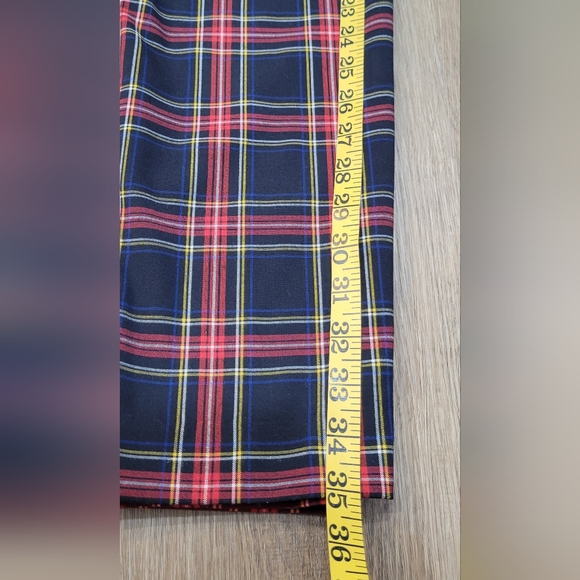 Joe Fresh Dress Pant, Plaid Tartan, Zipper pockets, size 2 - Picture 2 of 11